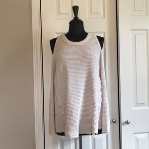 Free People Open Shoulder Sweater
